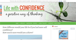 Desktop Screenshot of life-with-confidence.com