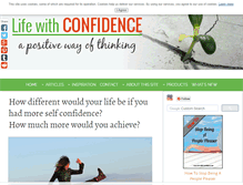 Tablet Screenshot of life-with-confidence.com